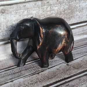 2 For $18 Resin Elephant Figurine 3"